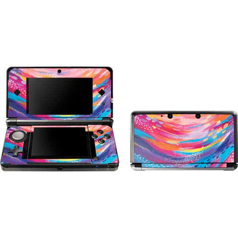 Rainbow Wave Brush Stroke by Etta Vee Nintendo Skins